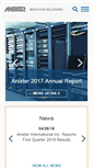Mobile Screenshot of investors.anixter.com